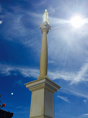 Mariánský sloup v Mariánských Lázních